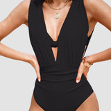 Albane - Maillot de Bain Sculptant de Luxe avec Décolleté en V Profond