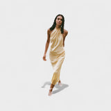 Garance - Robe Halter Satinée