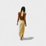 Garance - Robe Halter Satinée