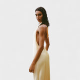 Garance - Robe Halter Satinée