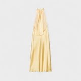 Garance - Robe Halter Satinée