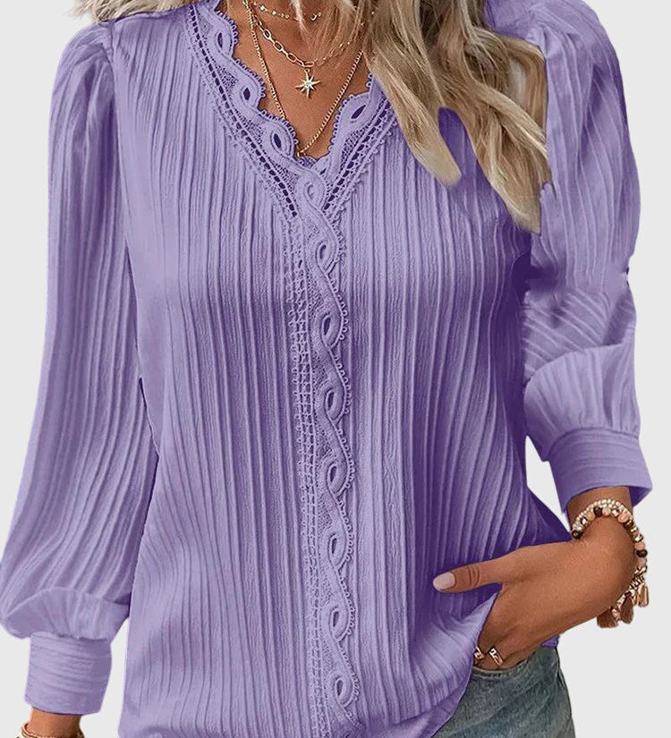 Andrea - Blouse Pullover Élégante