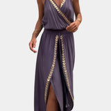 Lorraine - Robe Mono Détails Dorés