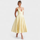 Adeline - Robe midi avec corset