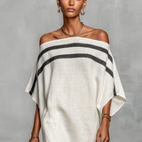 Apolline - Robe Maxi en Lin Minimaliste