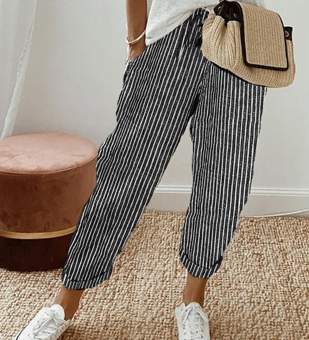 Félicie - Pantalon Fluide Confort Élégant