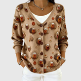 Félicie - Cardigan boutonné en maille