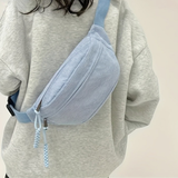 Brigitte - Sac Bandoulière Velours Côtelé