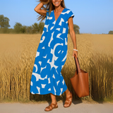 Madeleine - Robe fluide avec décolleté en V