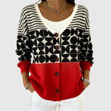 Jacqueline - Cardigan boutonné en maille