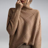 Myla - Pull Col Roulé, Chaud & Élégant pour Femme