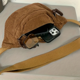 Brigitte - Sac Bandoulière Velours Côtelé