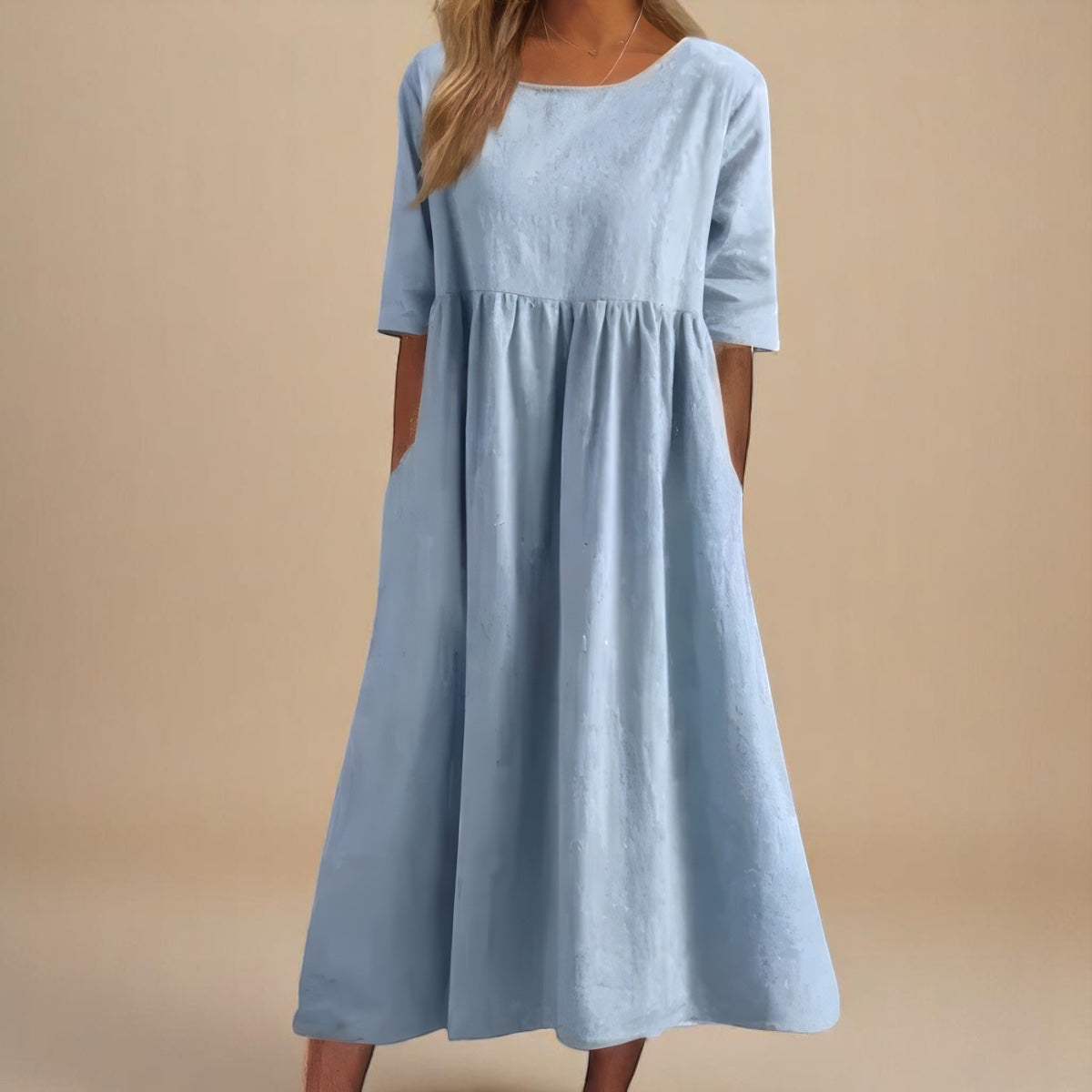 Mina - Robe en Coton Aéré