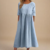 Mina - Robe en Coton Aéré