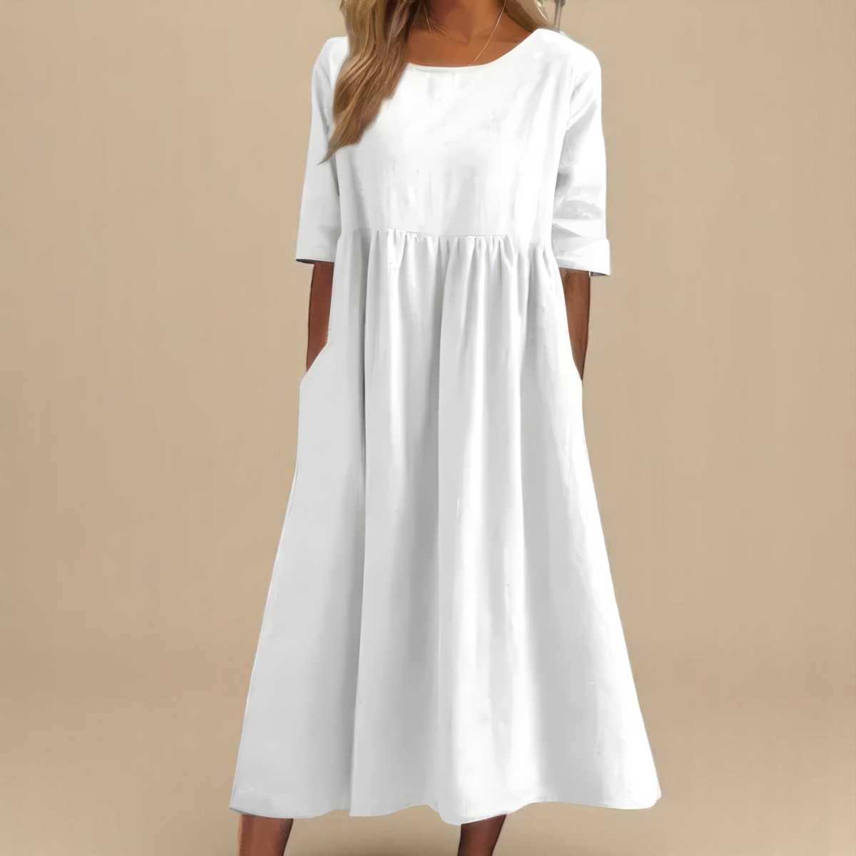 Mina - Robe en Coton Aéré