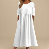 Mina - Robe en Coton Aéré