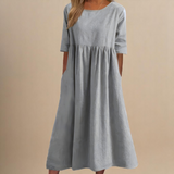 Mina - Robe en Coton Aéré