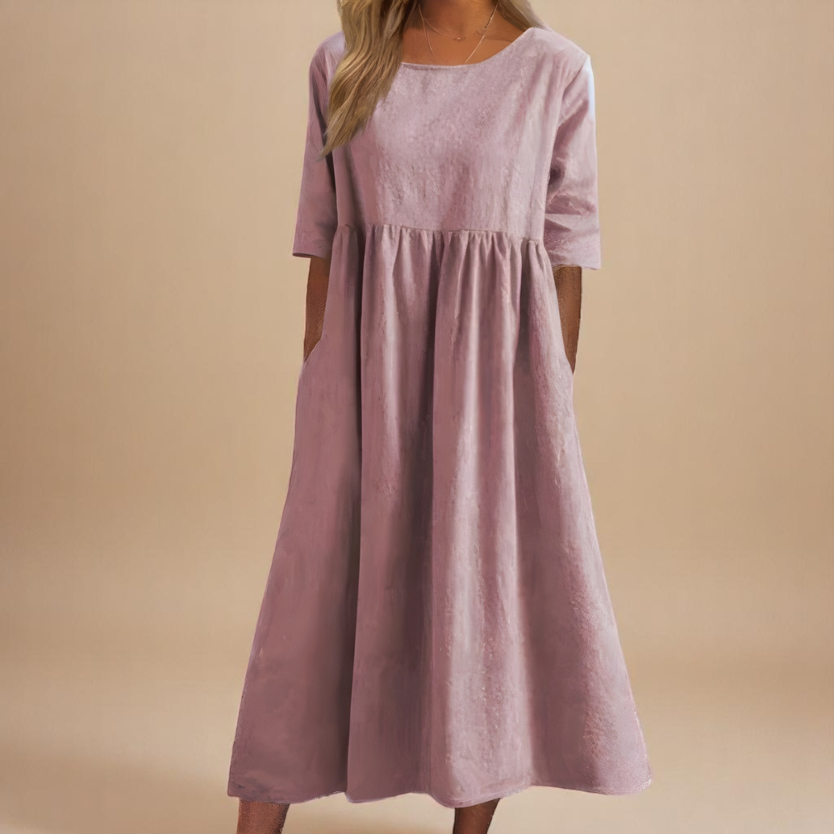 Mina - Robe en Coton Aéré