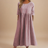 Mina - Robe en Coton Aéré