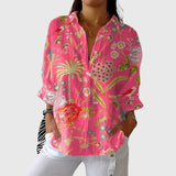 Christine - Blouse imprimée légère et colorée
