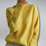 Myla - Pull Col Roulé, Chaud & Élégant pour Femme