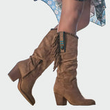 Yolande - Bottines confortables en daim