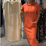 Saskia - Robe décontractée à capuche