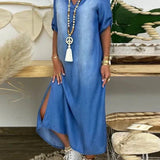 Isabelle - Robe Maxi en Jean