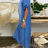 Isabelle - Robe Maxi en Jean