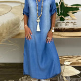 Isabelle - Robe Maxi en Jean