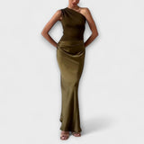 Lulú - Robe en satin asymétrique