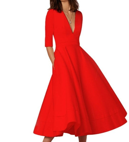 Laure - Robe Midi Femme