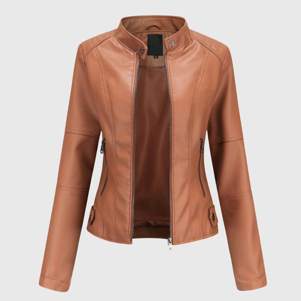 Georgette - Veste en Cuir Élégante pour Femmes