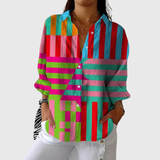 Jeanne - Blouse imprimée légère et colorée