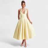 Adeline - Robe midi avec corset