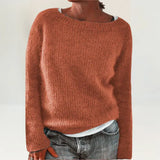 Odile - Pull douillet orange