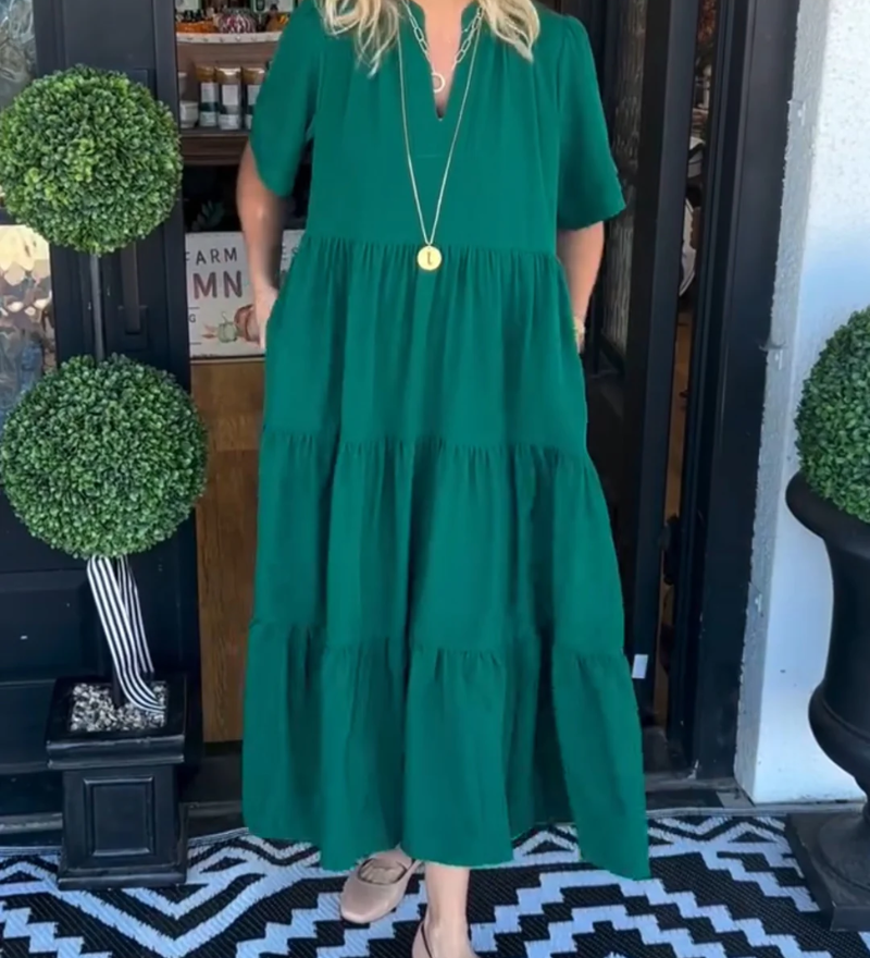 Charlotte - Robe Maxi avec Mouvement