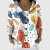 Théodora - Cardigan à capuche en maille