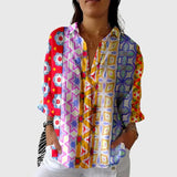 Véronique - Blouse imprimée légère et colorée
