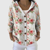 Rosalie - Cardigan à capuche en maille