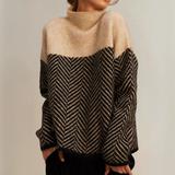 Noëlle - Pull en Coton à Col Montant