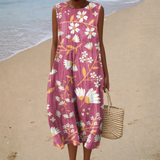 Flavie - Robe d'Été Confortable Sans Manches