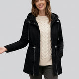 Vanessa – Imperméable long femme, veste de pluie élégante toutes saisons