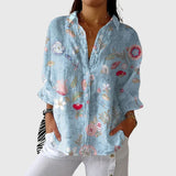 Odette - Blouse imprimée légère et colorée