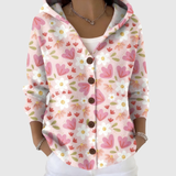 Véronique - Cardigan à capuche en maille