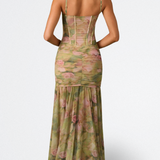 Isora - Robe Longue avec Corsage