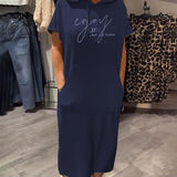 Saskia - Robe décontractée à capuche