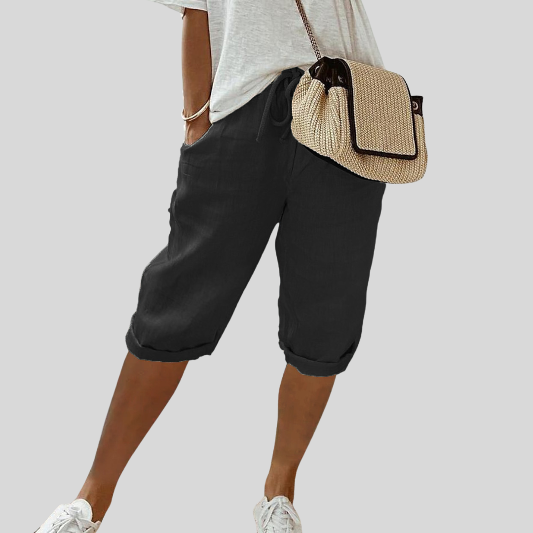 Roseline - Short Fluide Confort Élégant