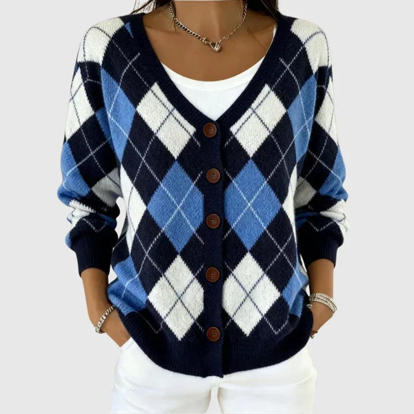 Mireille - Cardigan à capuche en maille