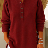 Neva - Tunique Henley à Boutons